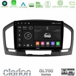 Clarion GL700 Series 8Core Android13 4+64GB Opel Insignia 2008-2013 Navigation Multimedia Tablet 9" Με Carplay & Android Auto