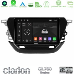 Clarion GL700 Series 8Core Android13 4+64GB Opel Corsa F 2019-2023 Navigation Multimedia Tablet 9" Με Carplay & Android Auto