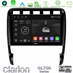 Clarion GL700 Series 8Core Android13 4+64GB Porsche Cayenne 2003-2010 Navigation Multimedia Tablet 9" Με Carplay & Android Auto