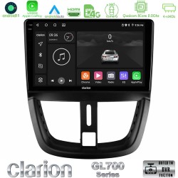 Clarion GL700 Series 8Core Android13 4+64GB Peugeot 207 Navigation Multimedia Tablet 9" Με Carplay & Android Auto Clarion GL700 Series 8Core Android13 4+64GB Peugeot 207 Navigation Multimedia Tablet 9" Με Carplay & Android Auto