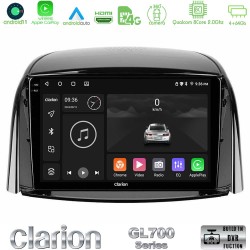 Clarion GL700 Series 8Core Android13 4+64GB Renault Koleos 2007-2015 Navigation Multimedia Tablet 9" Με Carplay & Android Auto Clarion GL700 Series 8Core Android13 4+64GB Renault Koleos 2007-2015 Navigation Multimedia Tablet 9" Με Carplay & Android Auto