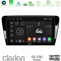 Clarion GL700 Series 8Core Android13 4+64GB Skoda Octavia 7 Navigation Multimedia Tablet 10" Με Carplay & Android Auto Clarion GL700 Series 8Core Android13 4+64GB Skoda Octavia 7 Navigation Multimedia Tablet 10" Με Carplay & Android Auto