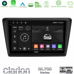 Clarion GL700 Series 8Core Android13 4+64GB Skoda Rapid 2013-2017 Navigation Multimedia Tablet 9" Με Carplay & Android Auto Clarion GL700 Series 8Core Android13 4+64GB Skoda Rapid 2013-2017 Navigation Multimedia Tablet 9" Με Carplay & Android Auto