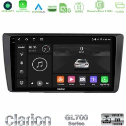 Clarion GL700 Series Skoda Octavia 2004-2012 8Core Android13 4+64GB Navigation Multimedia Tablet 9" Με Carplay & Android Auto