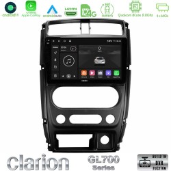 Clarion GL700 Series 8Core Android13 4+64GB Suzuki Jimny 2007-2017 Navigation Multimedia Tablet 9" Με Carplay & Android Auto