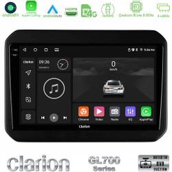 Clarion GL700 Series 8Core Android13 4+64GB Suzuki Ignis Navigation Multimedia Tablet 9" Με Carplay & Android Auto