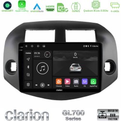 Clarion GL700 Series 8Core Android13 4+64GB Toyota Rav4 2006-2012 Navigation Multimedia Tablet 10" Με Carplay & Android Auto