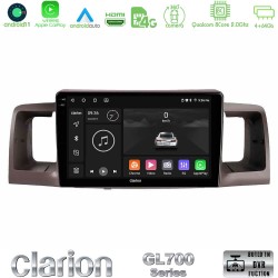 Clarion GL700 Series 8Core Android13 4+64GB Toyota Corolla 2002-2006 Navigation Multimedia Tablet 9" Με Carplay & Android Auto