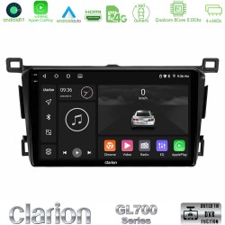 Clarion GL700 Series 8Core Android13 4+64GB Toyota RAV4 2013-2018 Navigation Multimedia Tablet 9" Με Carplay & Android Auto