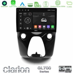 Clarion GL700 Series 8Core Android13 4+64GB Toyota Aygo | Citroen C1 | Peugeot 108 Navigation Multimedia 10" Με Carplay & Android Auto