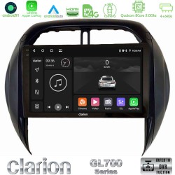 Clarion GL700 Series 8Core Android13 4+64GB Toyota RAV4 2001-2005 (Auto A/C) Navigation Multimedia Tablet 9" Με Carplay & Android Auto
