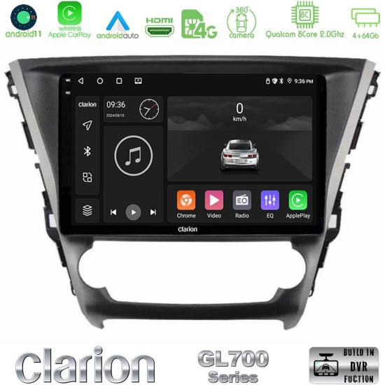 Clarion GL700 Series 8Core Android13 4+64GB Toyota Avensis 2015-2018 Navigation Multimedia Tablet 9" Με Carplay & Android Auto Clarion GL700 Series 8Core Android13 4+64GB Toyota Avensis 2015-2018 Navigation Multimedia Tablet 9" Με Carplay & Android Auto