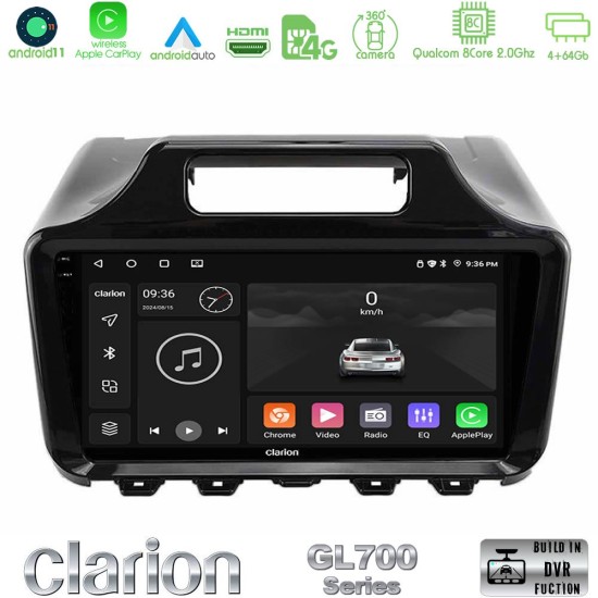 Clarion GL700 Series Toyota iQ 2008 – 2015 8Core Android13 4+64GB Navigation Multimedia Tablet 9" Με Carplay & Android Auto Με Carplay & Android Auto Clarion GL700 Series Toyota iQ 2008 – 2015 8Core Android13 4+64GB Navigation Multimedia Tablet 9" Με Carplay & Android Auto Με Carplay & Android Auto