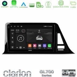 Clarion GL700 Series 8Core Android13 4+64GB Toyota CH-R (Χωρίς Εργ.Οθόνη) Navigation Multimedia Tablet 9" Με Carplay & Android Auto