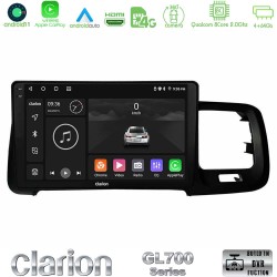 Clarion GL700 Series 8Core Android13 4+64GB Volvo S60 2010-2018 Navigation Multimedia Tablet 9" Με Carplay & Android Auto