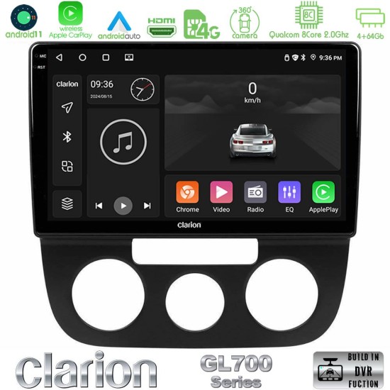 Clarion GL700 Series 8Core Android13 4+64GB VW Jetta Navigation Multimedia Tablet 10" Με Carplay & Android Auto Clarion GL700 Series 8Core Android13 4+64GB VW Jetta Navigation Multimedia Tablet 10" Με Carplay & Android Auto