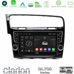 Clarion GL700 Series 8Core Android13 4+64GB VW GOLF 7 Navigation Multimedia Tablet 9" Με Carplay & Android Auto (OEM Look)