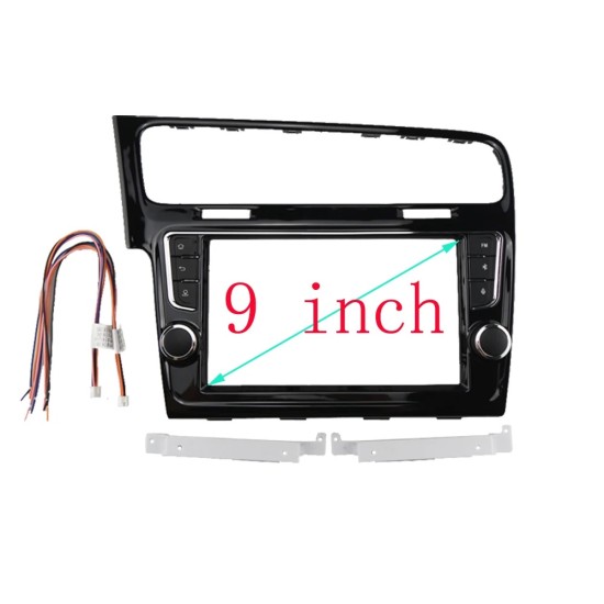 Πρόσοψη, Καλωδίωση & CANbus Box VW Golf 7 Για Tablet 9" (OEM Look)