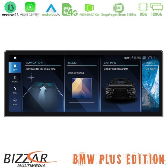 Bizzar Plus Edition BMW i3 2018-> Android13 8Core (8+128GB) Navigation Multimedia 12.3″ Slim HD Anti-reflection