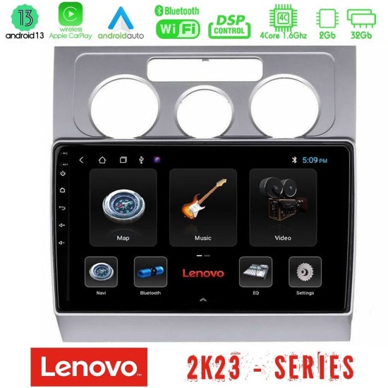 Lenovo Car Pad VW Touran 2003-2011 4core Android 13 2+32GB Navigation Multimedia Tablet 10"