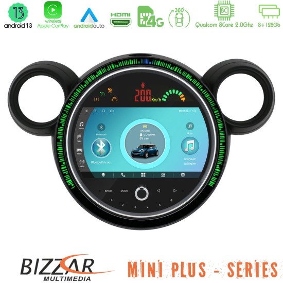 Bizzar OEM Mini Countryman R60 8core Android13 8+128GB Navigation Multimedia System 9" (New 2024 Style)