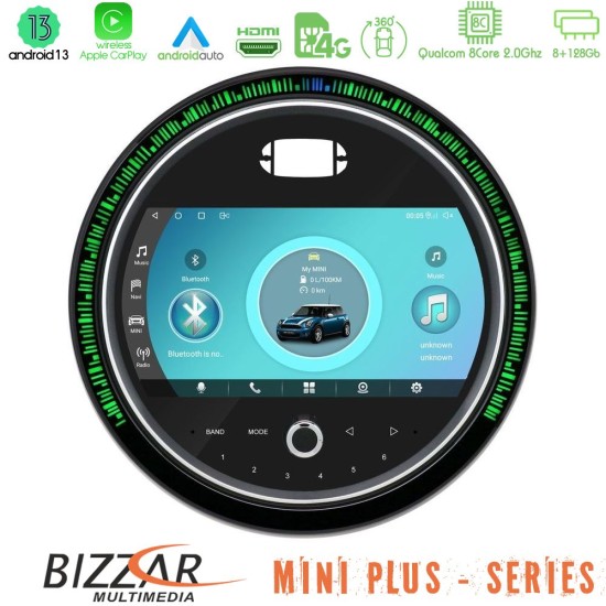 Bizzar OEM Mini Countryman F60 8core Android13 8+128GB Navigation Multimedia System 9" (New 2024 Style)