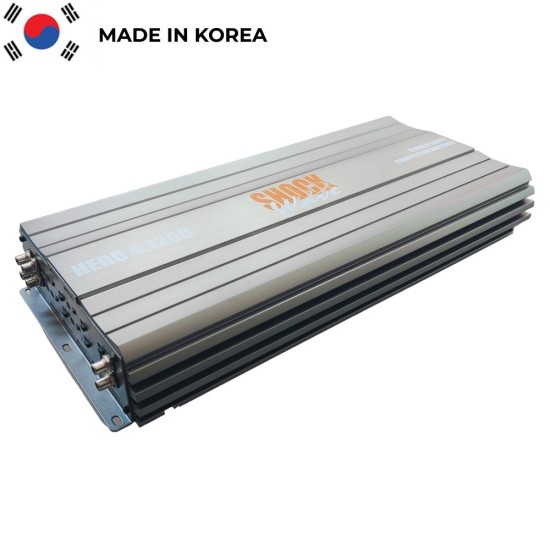 ShockWave Class D 4Channel HERO4.1200 (4x1200Wrms) Made in Korea ShockWave Class D 4Channel HERO4.1200 (4x1200Wrms) Made in Korea