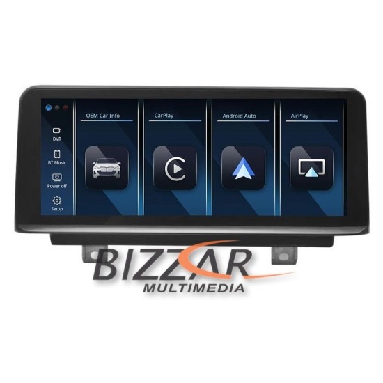 Bizzar BMW 1/2/3/4series (F20/F22/F30/F32) Linux Apple CarPlay | Android Auto screen 10.25″ HD Anti-reflection