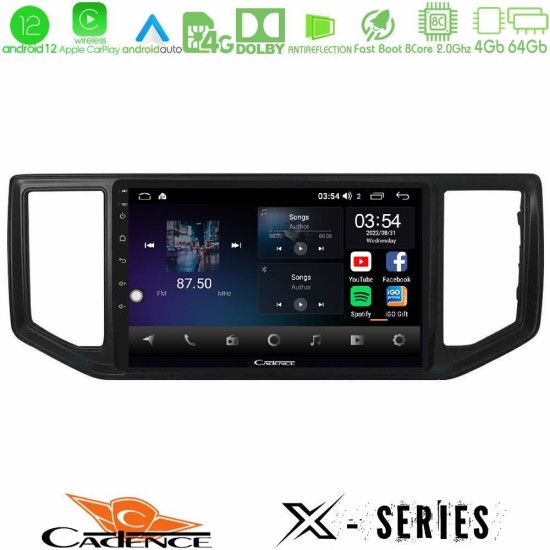 Cadence X Series Vw Amarok 2017-2022 8core Android12 4+64GB Navigation Multimedia Tablet 9"