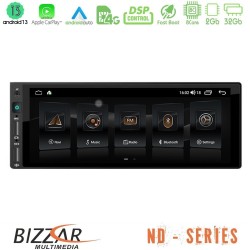 Bizzar 1Din ND Series 8Core Android13 2+32GB Navigation Multimedia 6.9" Bizzar 1Din ND Series 8Core Android13 2+32GB Navigation Multimedia 6.9"