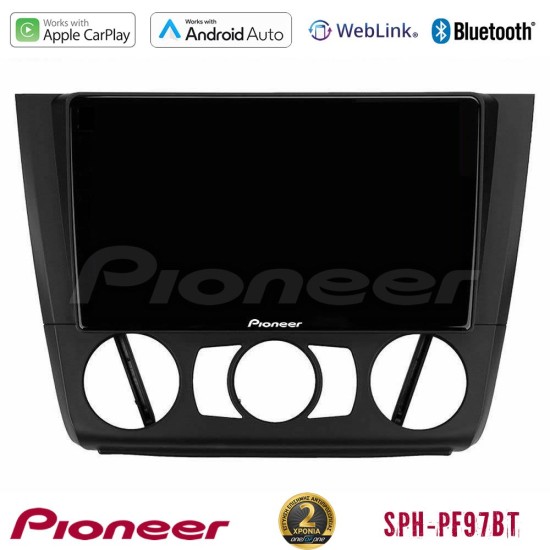 Pioneer SPH-PF97BT Series    BMW 1Series E81/E82/E87/E88 (MANUAL A/C) Multimedia Station 9" (Tablet Style) Με Carplay & Android Auto