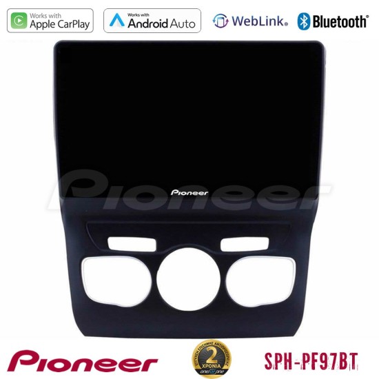 Pioneer SPH-PF97BT Series    Citroen C4L Multimedia Station 9" (Tablet Style) Με Carplay & Android Auto