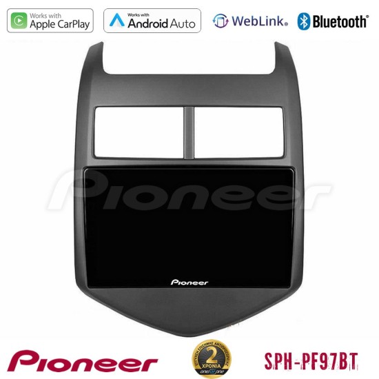 Pioneer SPH-PF97BT Series    Chevrolet Aveo 2011-2017 Multimedia Station 9" (Tablet Style) Με Carplay & Android Auto