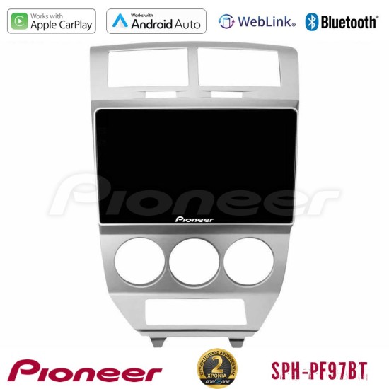 Pioneer SPH-PF97BT Series    Dodge Caliber 2006-2011 Multimedia Station 9" (Tablet Style) Με Carplay & Android Auto