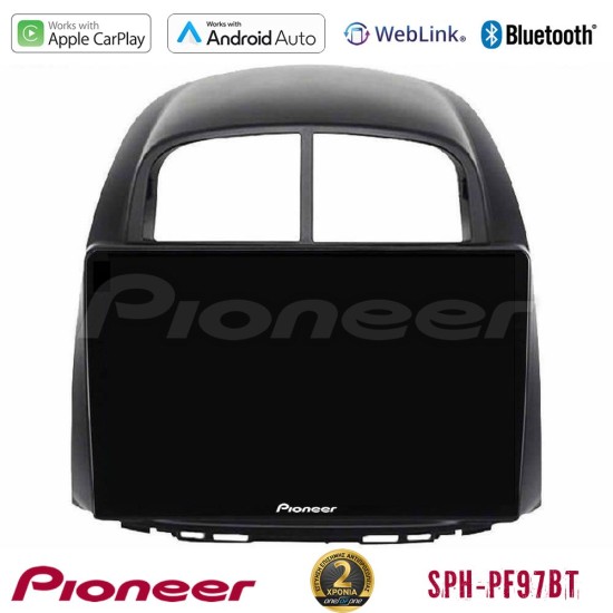 Pioneer SPH-PF97BT Series    Daihatsu Sirion/Subaru Justy Multimedia Station 9" (Tablet Style) Με Carplay & Android Auto