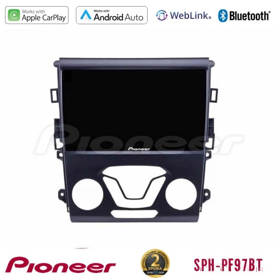 Pioneer SPH-PF97BT Series    Ford Mondeo 2014-2017 Multimedia Station 9" (Tablet Style) Με Carplay & Android Auto