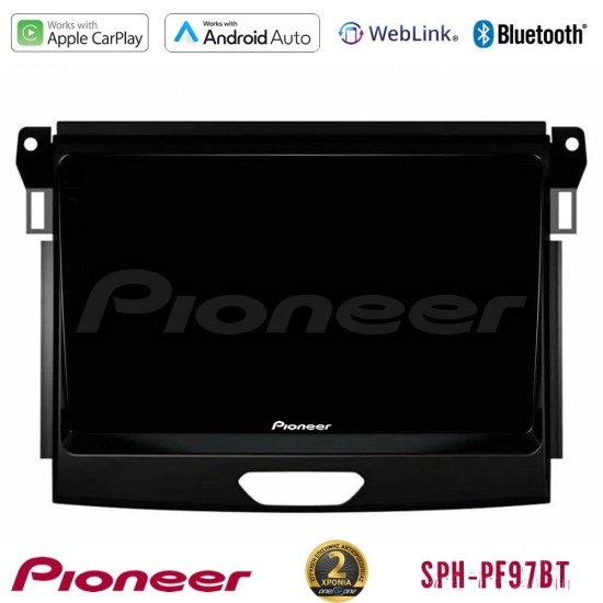 Pioneer SPH-PF97BT Series    Ford Ranger 2017-2022 Multimedia Station 9" (Tablet Style) Με Carplay & Android Auto