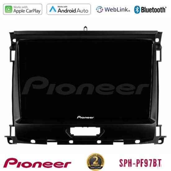 Pioneer SPH-PF97BT Series    Ford Ranger 2017-2022 Multimedia Station 9" (Tablet Style) Με Carplay & Android Auto