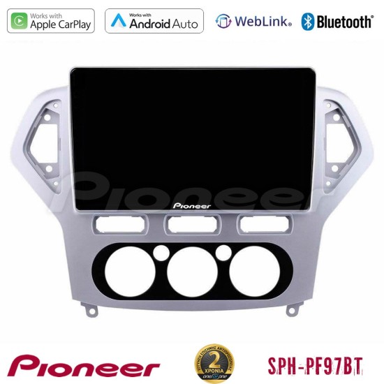 Pioneer SPH-PF97BT Series    Ford Mondeo 2007-2010 Manual A/C Multimedia Station 9" (Tablet Style) Με Carplay & Android Auto