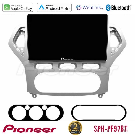 Pioneer SPH-PF97BT Series    Ford Mondeo 2007-2010 AUTO A/C Multimedia Station 9" (Tablet Style) Με Carplay & Android Auto