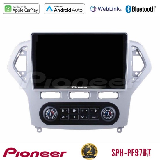 Pioneer SPH-PF97BT Series    Ford Mondeo 2007-2011 (Auto A/C) Multimedia Station 9" (Tablet Style) Με Carplay & Android Auto