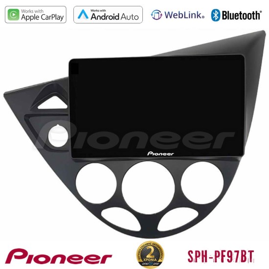 Pioneer SPH-PF97BT Series    Ford Focus 1999-2004 Multimedia Station 9" (Tablet Style) Με Carplay & Android Auto