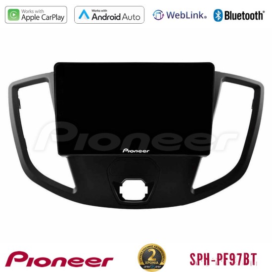 Pioneer SPH-PF97BT Series    Ford Transit 2014-> Multimedia Station 9" (Tablet Style) Με Carplay & Android Auto