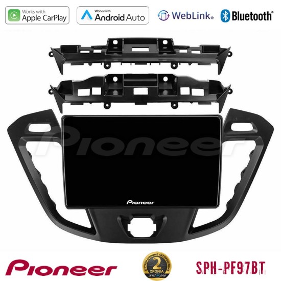 Pioneer SPH-PF97BT Series    Ford Transit Custom/Tourneo Custom Multimedia Station 9" (Tablet Style) Με Carplay & Android Auto