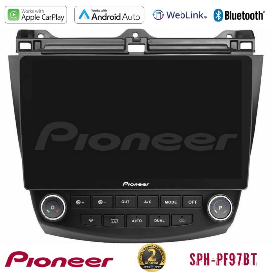 Pioneer SPH-PF97BT Series    Honda Accord 2002-2008 Multimedia Station 9" (Tablet Style) Με Carplay & Android Auto