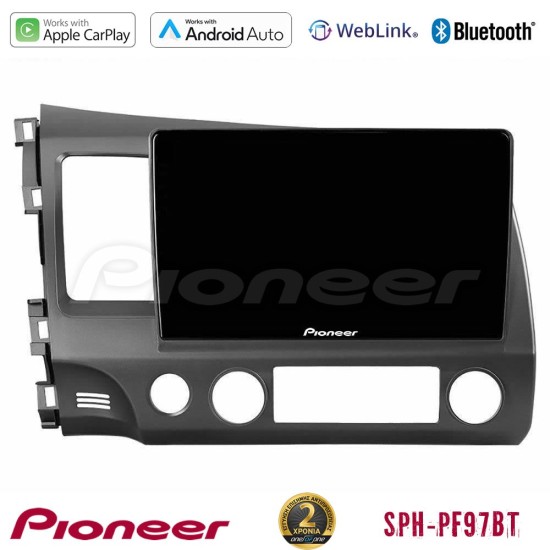 Pioneer SPH-PF97BT Series    Honda Civic 2006-2011 Multimedia Station 9" (Tablet Style) Με Carplay & Android Auto