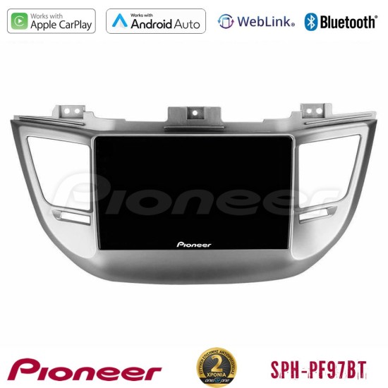 Pioneer SPH-PF97BT Series    Hyundai Tucson 2015-2018 Multimedia Station 9" (Tablet Style) Με Carplay & Android Auto