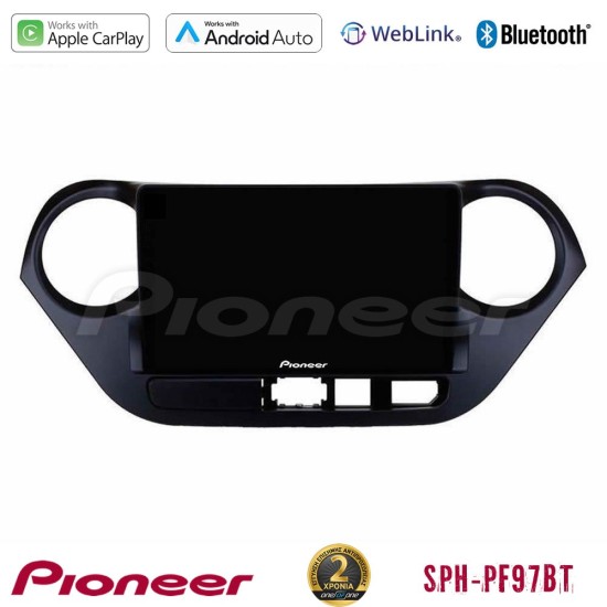 Pioneer SPH-PF97BT Series    Hyundai i10 2014-2020 Multimedia Station 9" (Tablet Style) Με Carplay & Android Auto