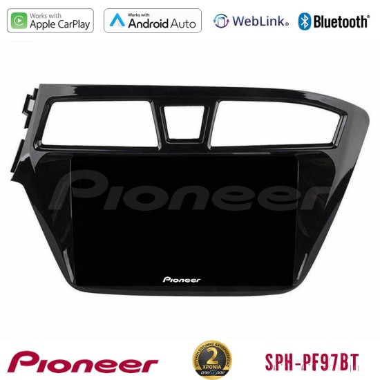 Pioneer SPH-PF97BT Series    Hyundai i20 2014-2018 Multimedia Station 9" (Tablet Style) Με Carplay & Android Auto