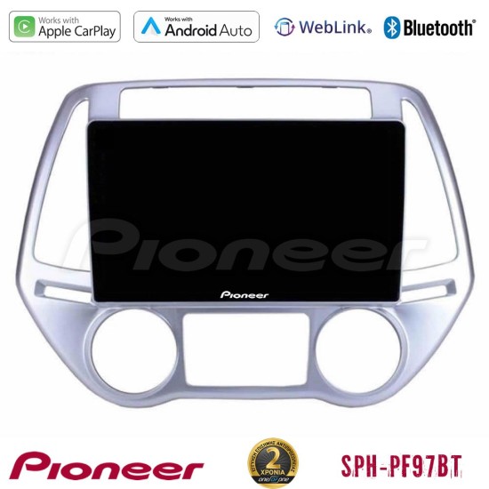 Pioneer SPH-PF97BT Series    Hyundai i20 2012-2014 Multimedia Station 9" (Tablet Style) Με Carplay & Android Auto